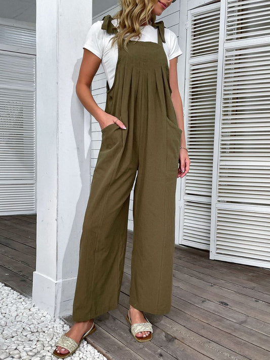 ACACIA OVERALLS - OLIVE