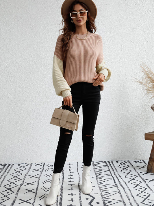 ESTATIA KNIT SWEATER - KHAKI