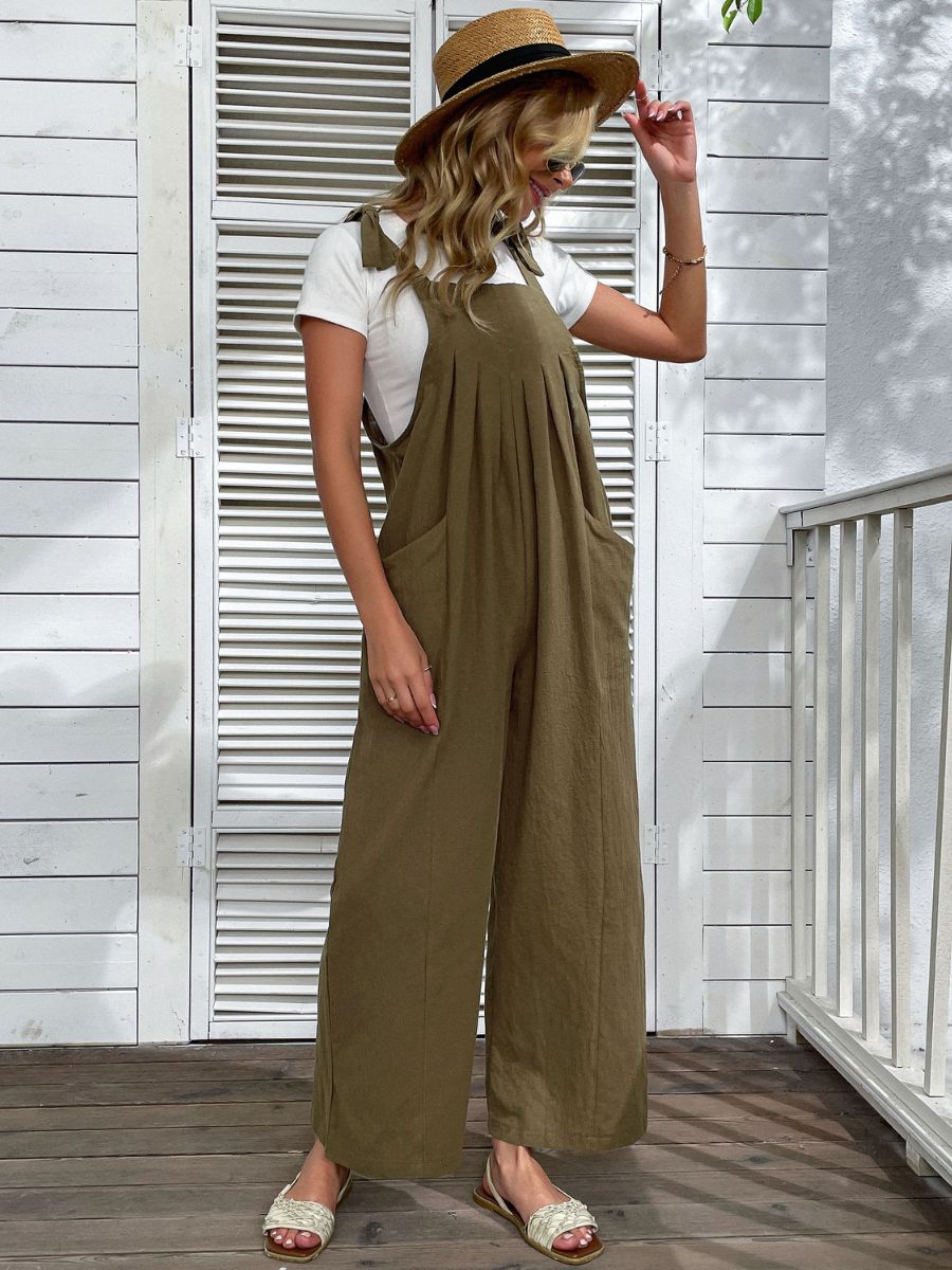 ACACIA OVERALLS - OLIVE