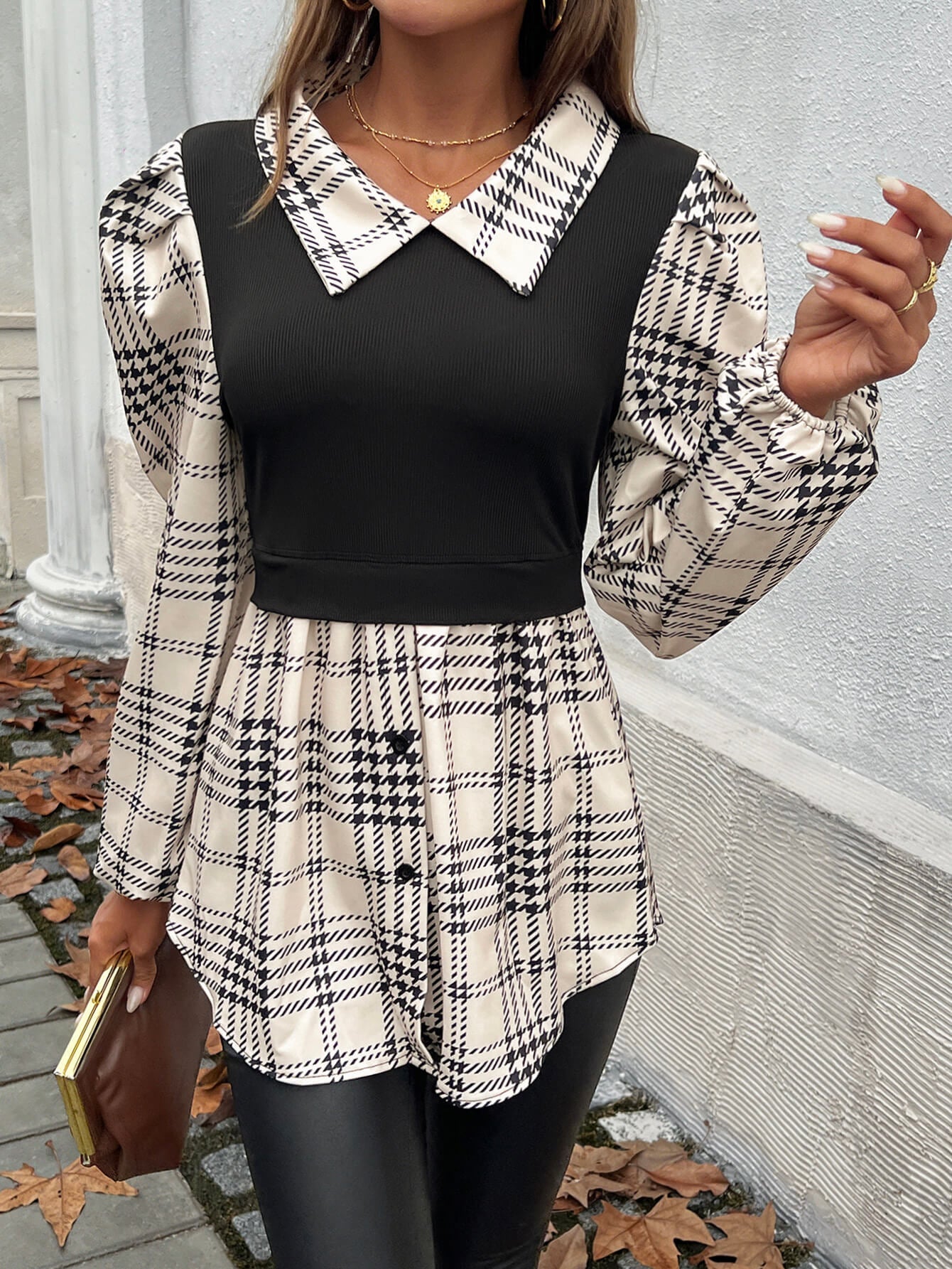Stacie Twofer Shirt Tunic