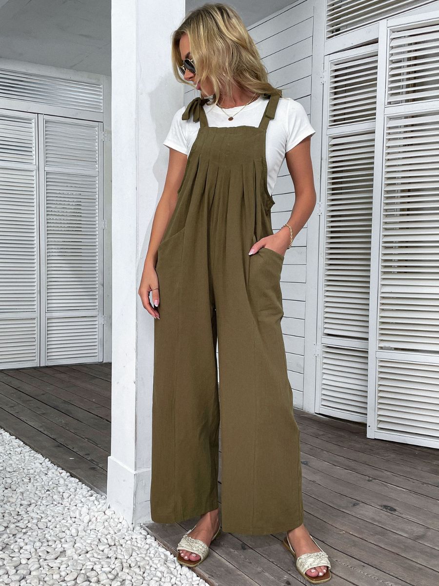 ACACIA OVERALLS - OLIVE