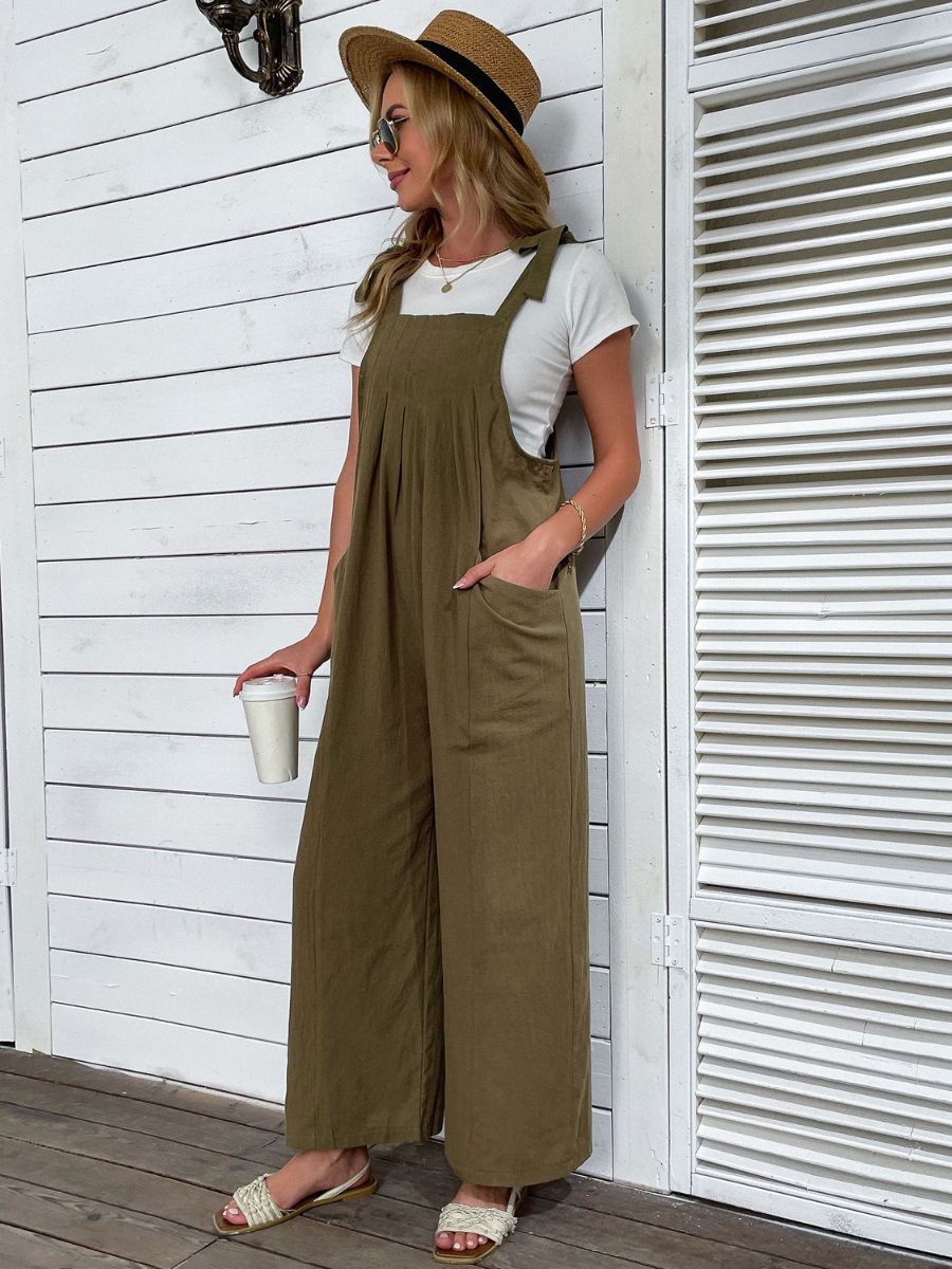 ACACIA OVERALLS - OLIVE