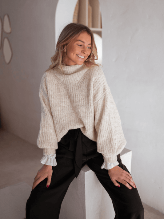 CALISTALLY DOLL | CHESTER KNIT JUMPER BEIGE