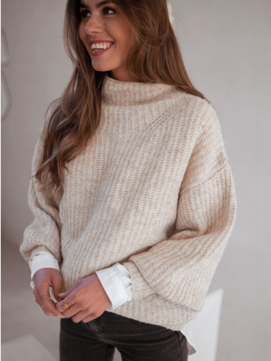 CALISTALLY DOLL | CHESTER KNIT JUMPER BEIGE