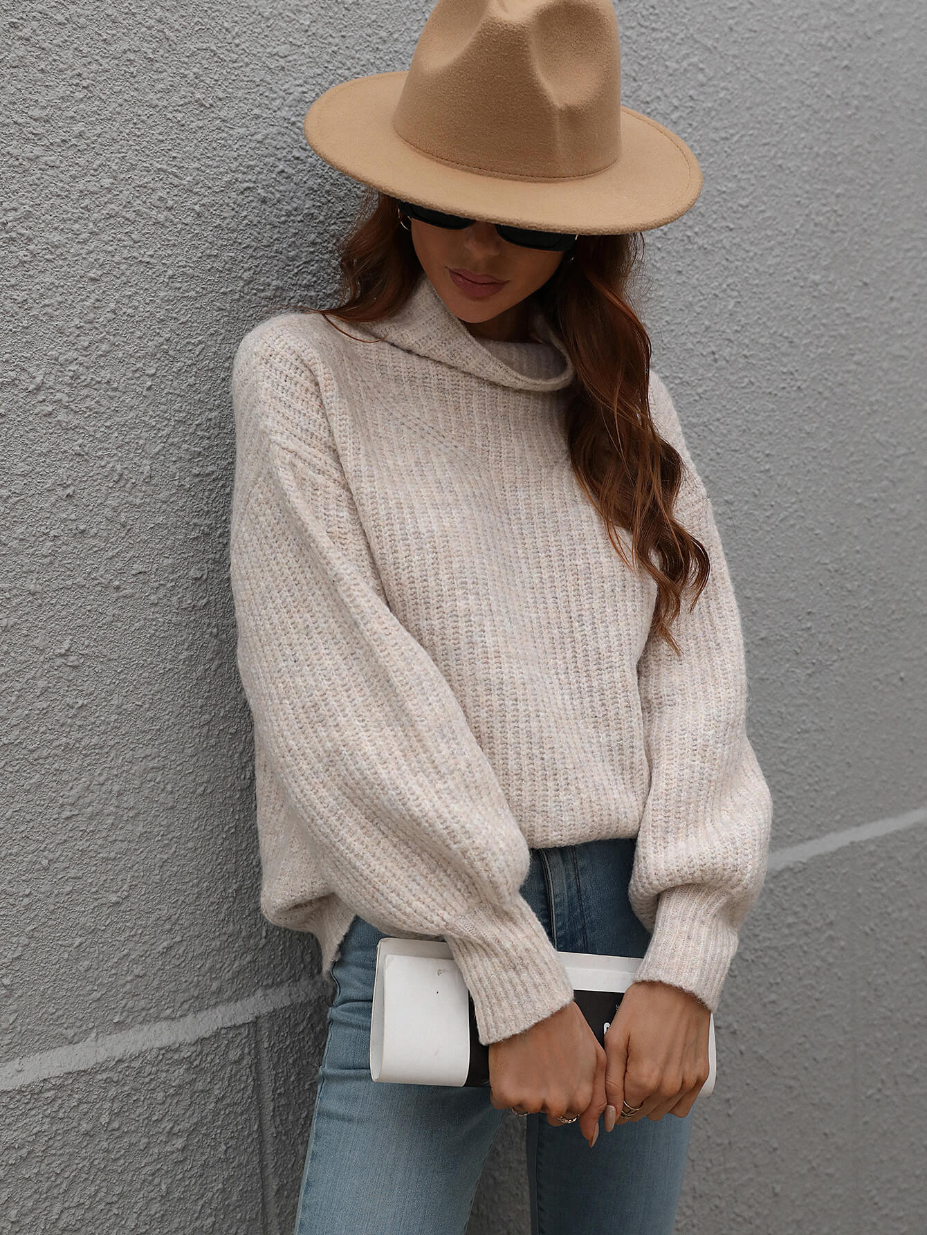CALISTALLY DOLL | CHESTER KNIT JUMPER BEIGE