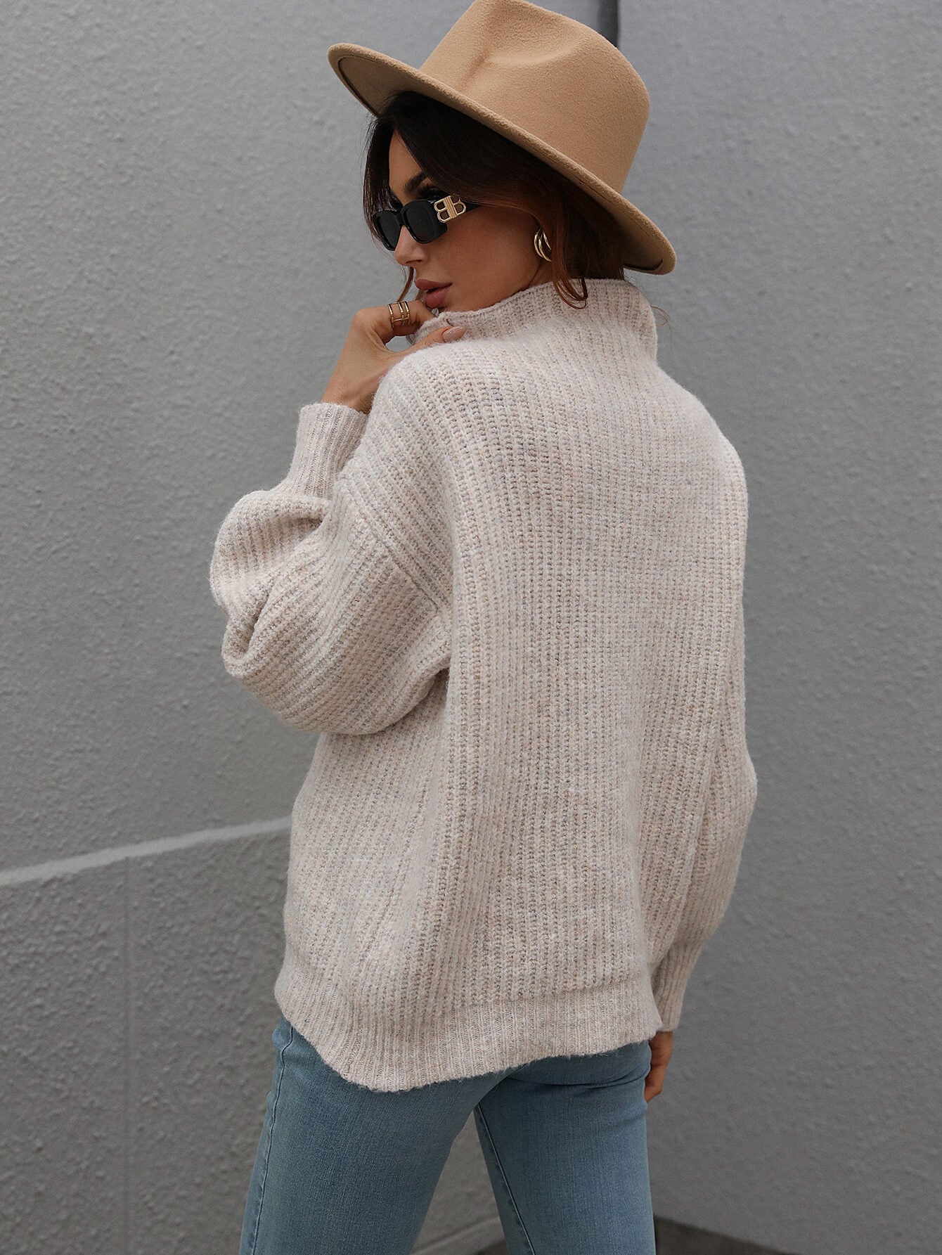 CALISTALLY DOLL | CHESTER KNIT JUMPER BEIGE