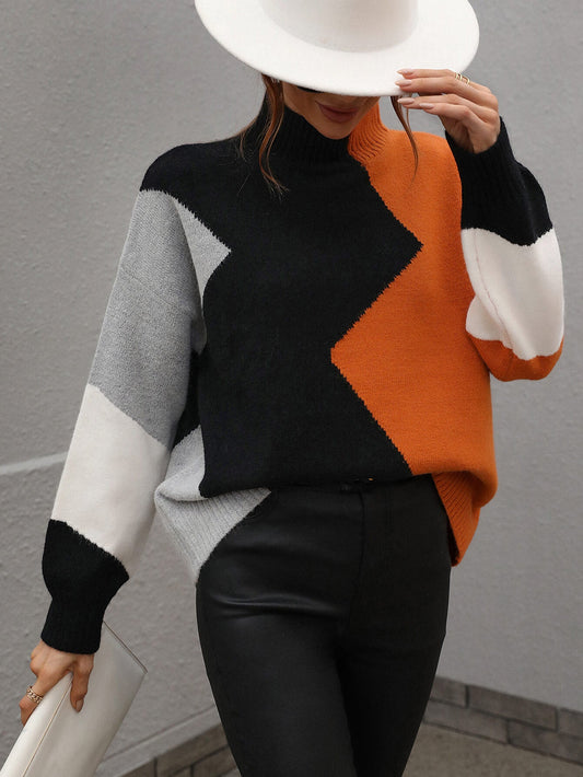 BRANDY KNIT SWEATER - BLACK