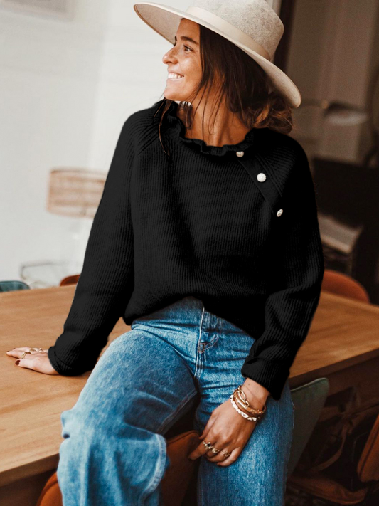 Calistally Doll | MAKEDO Black Knit Sweater