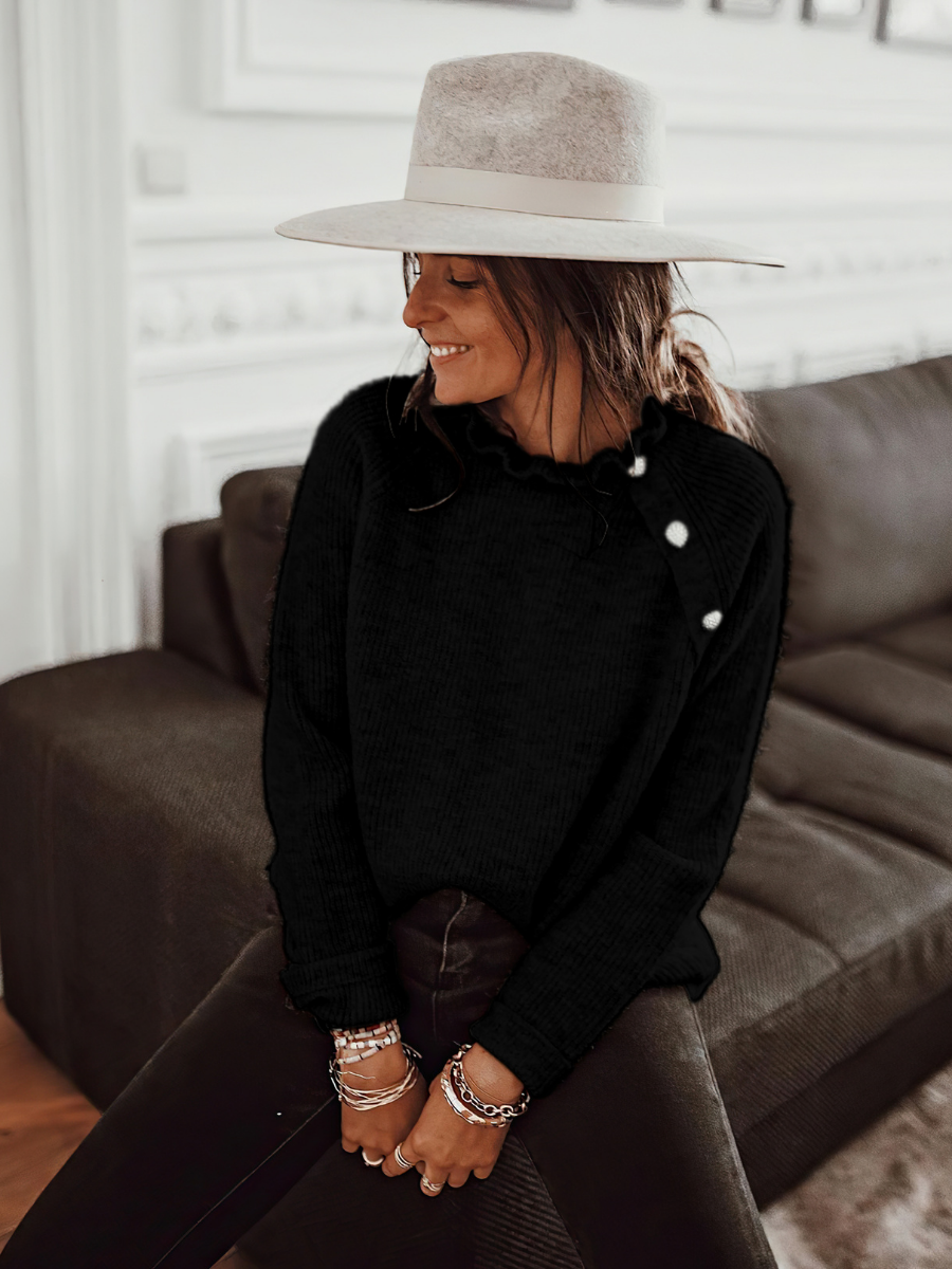 Calistally Doll | MAKEDO Black Knit Sweater