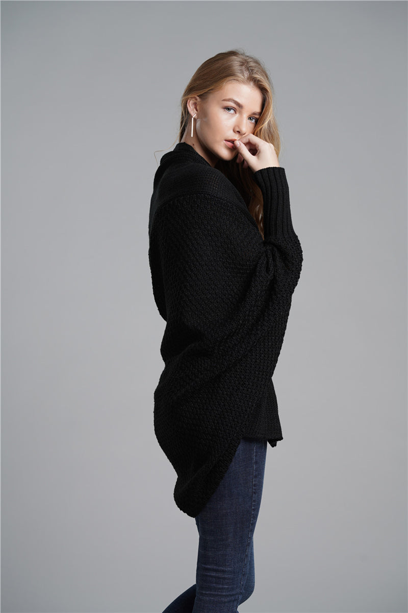 Calistally | Black Batwing Easy On Cardigan