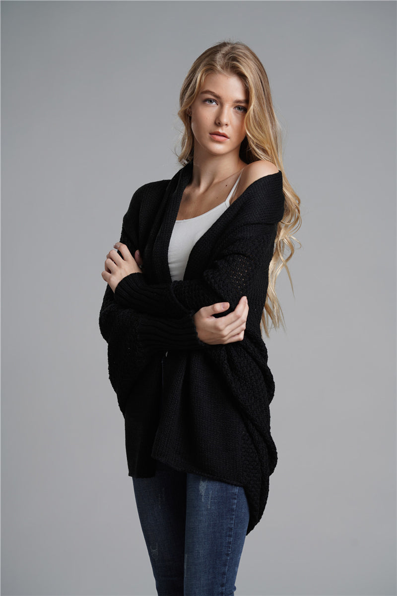 Calistally | Black Batwing Easy On Cardigan