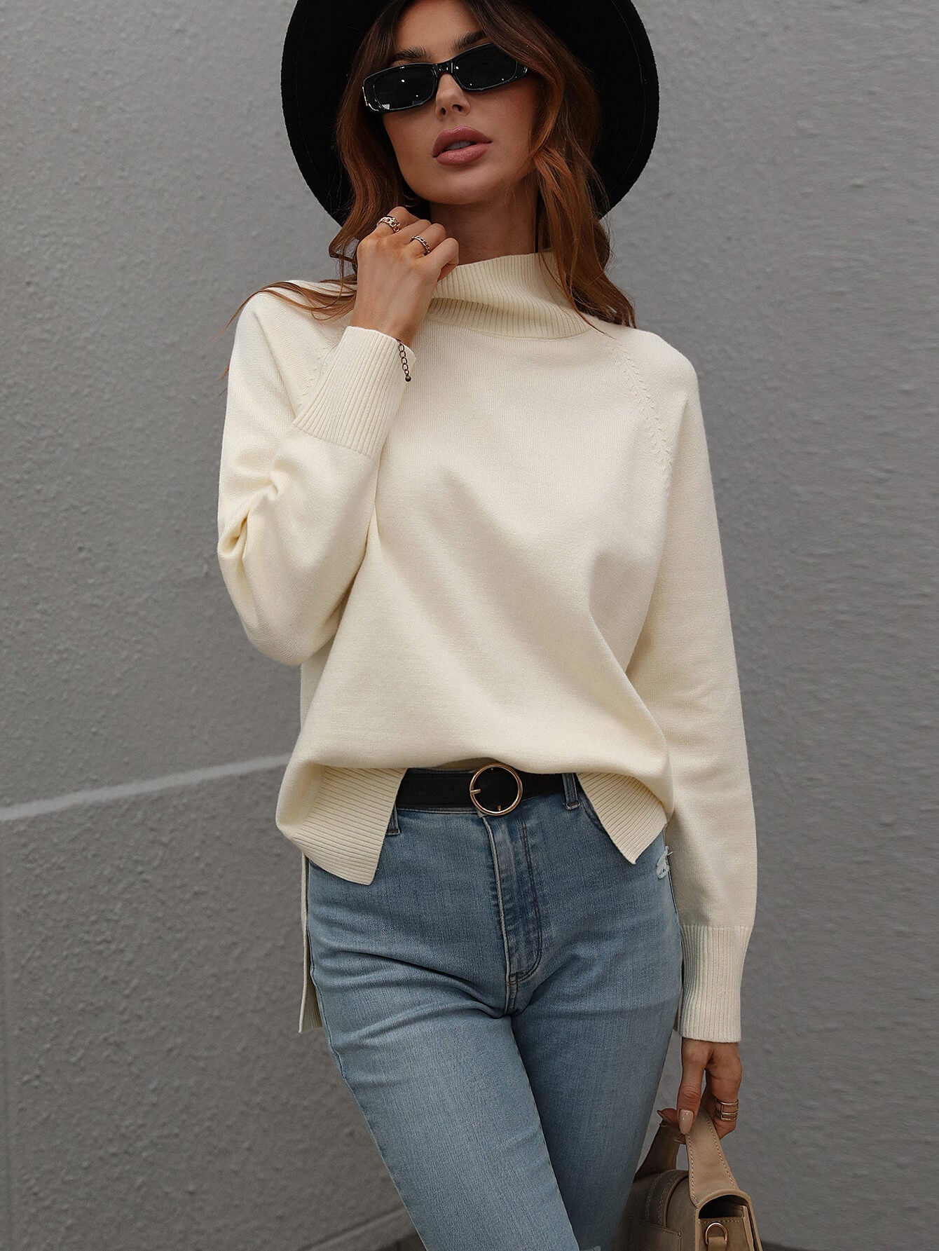 TAY KNIT JUMPER - CREAM