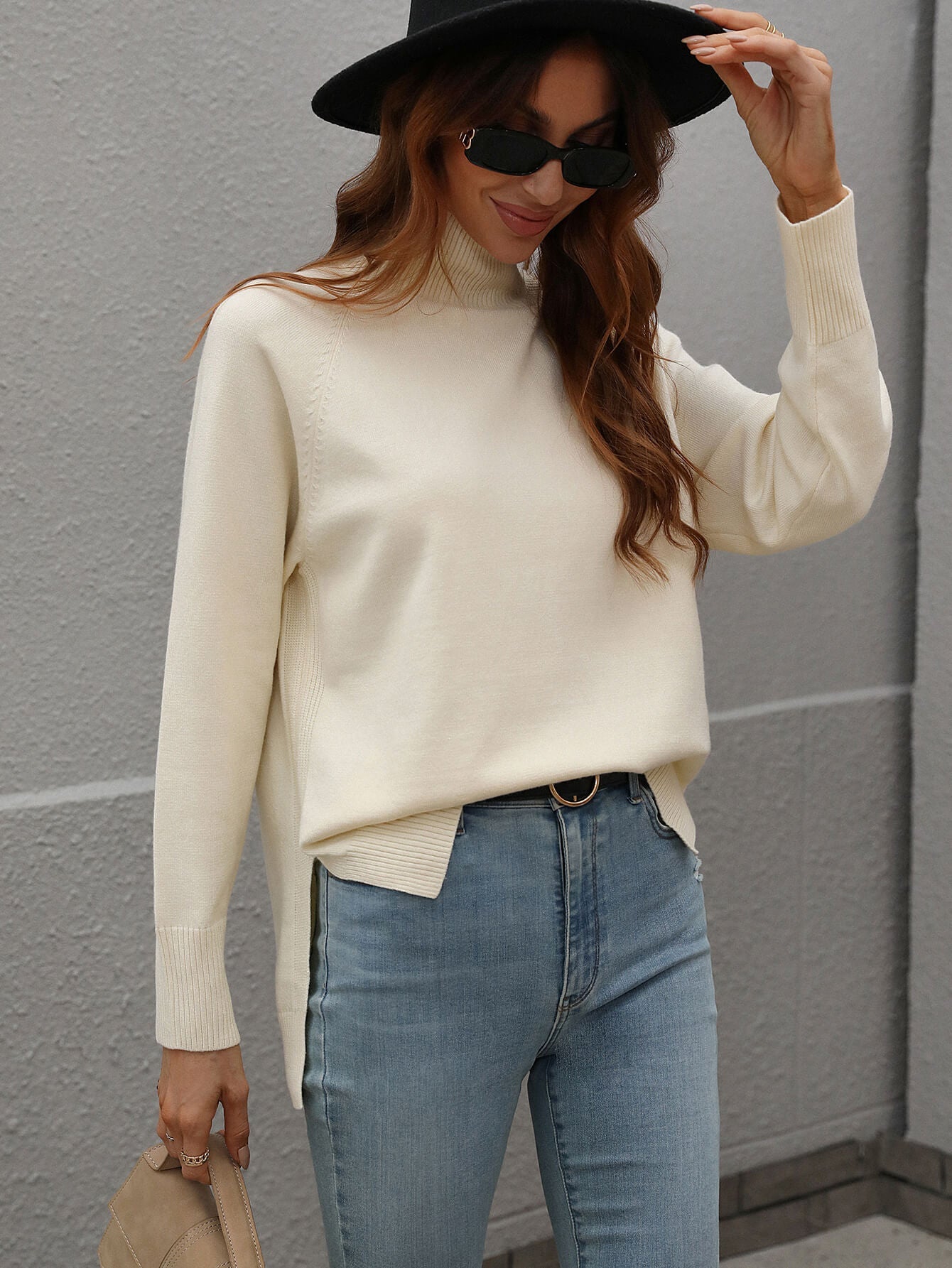 TAY KNIT JUMPER - CREAM