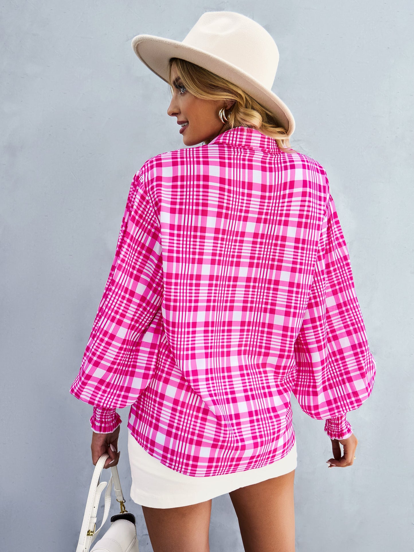 FLEETWOOD BLOUSE - PINK PRINT