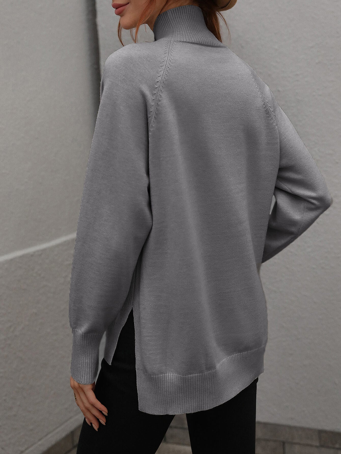 TAY KNIT JUMPER - GRAY