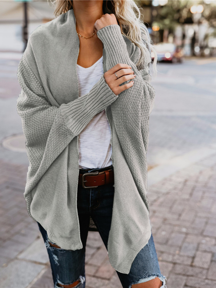 Calistally | Grey Batwing Easy On Cardigan