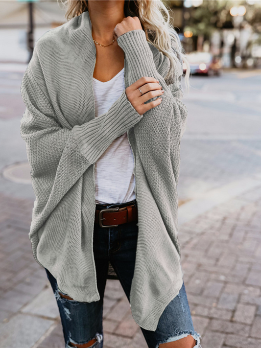 Calistally | Grey Batwing Easy On Cardigan