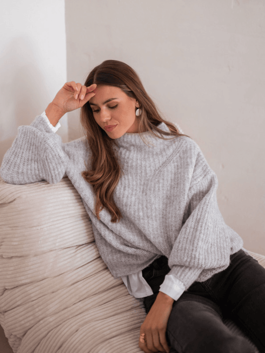 CALISTALLY DOLL | CHESTER KNIT JUMPER GREY