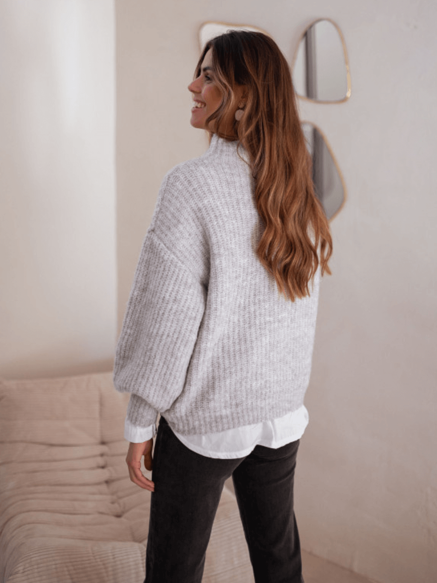 CALISTALLY DOLL | CHESTER KNIT JUMPER GREY