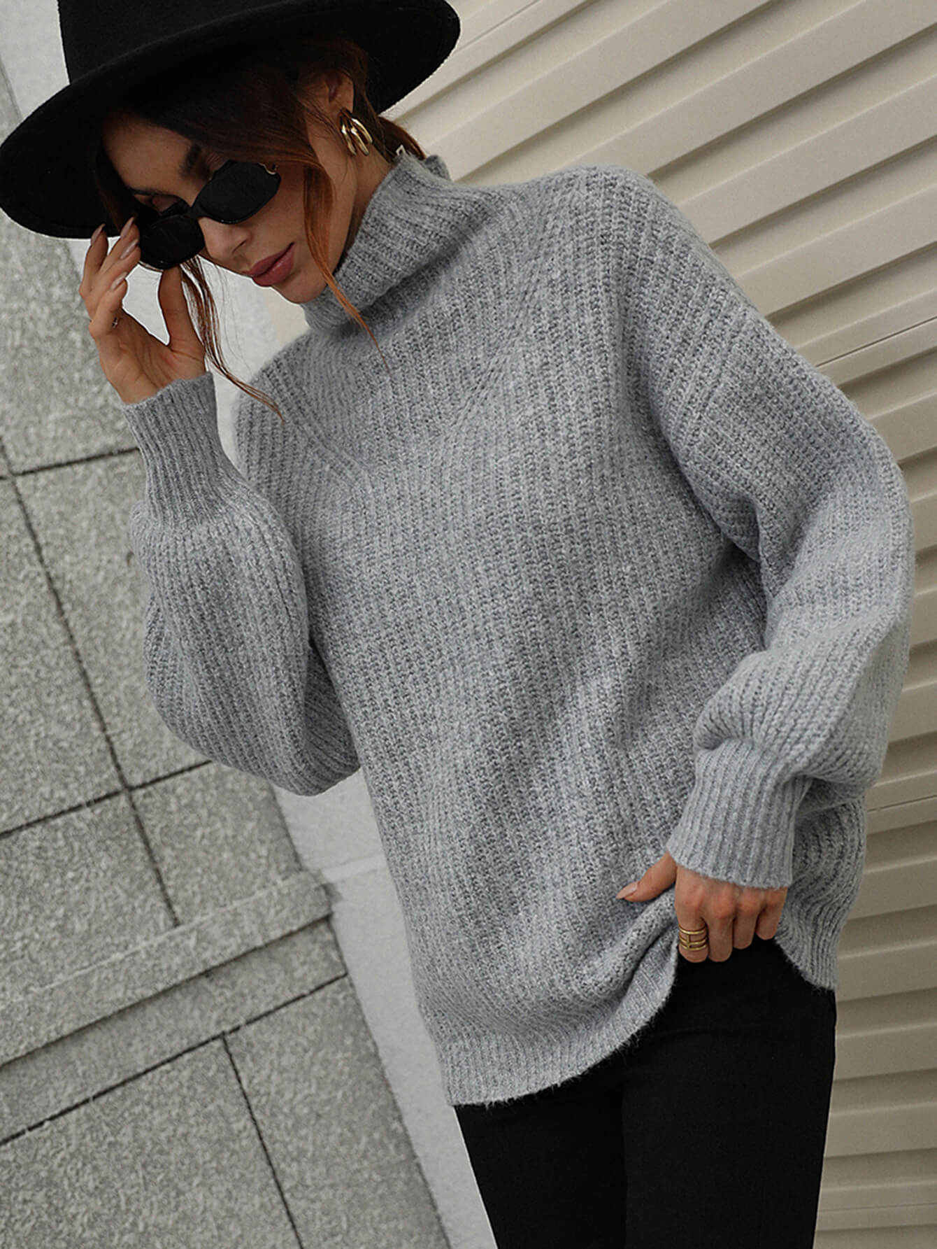 CALISTALLY DOLL | CHESTER KNIT JUMPER GREY