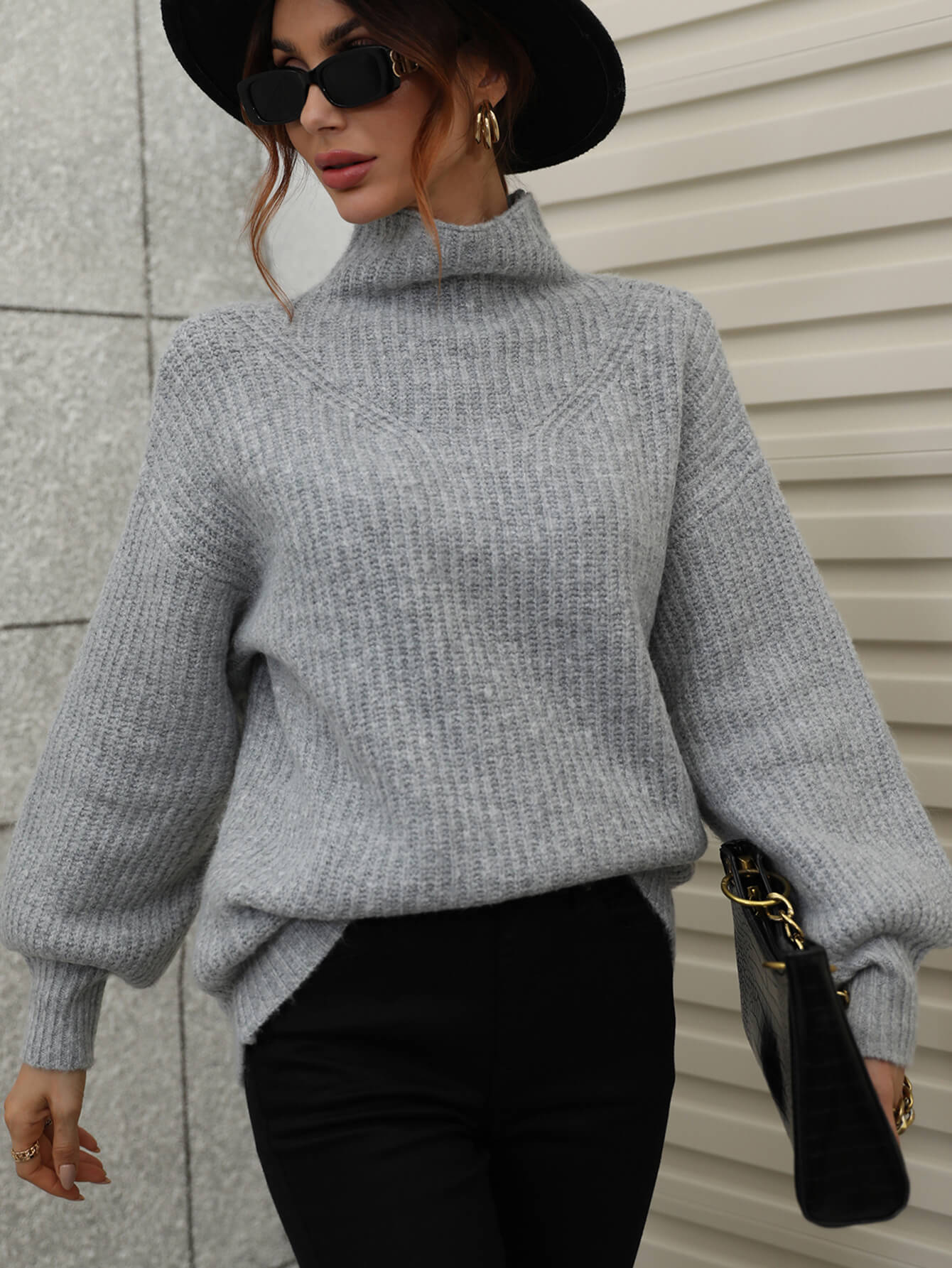 CALISTALLY DOLL | CHESTER KNIT JUMPER GREY