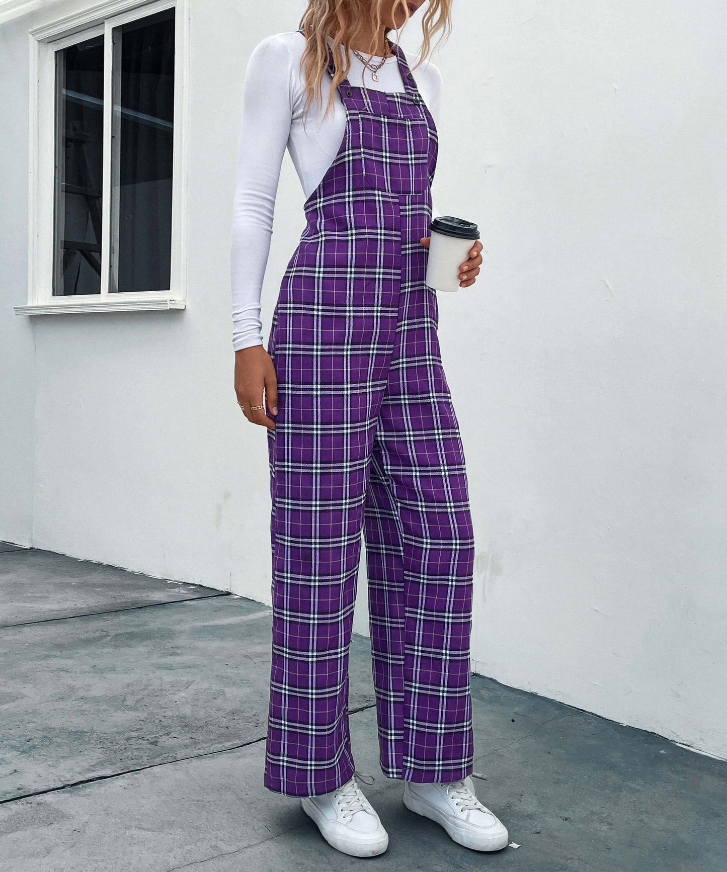 Urban Country Plaid Overalls