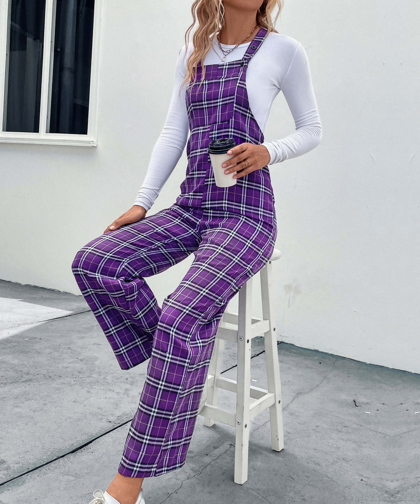 Urban Country Plaid Overalls