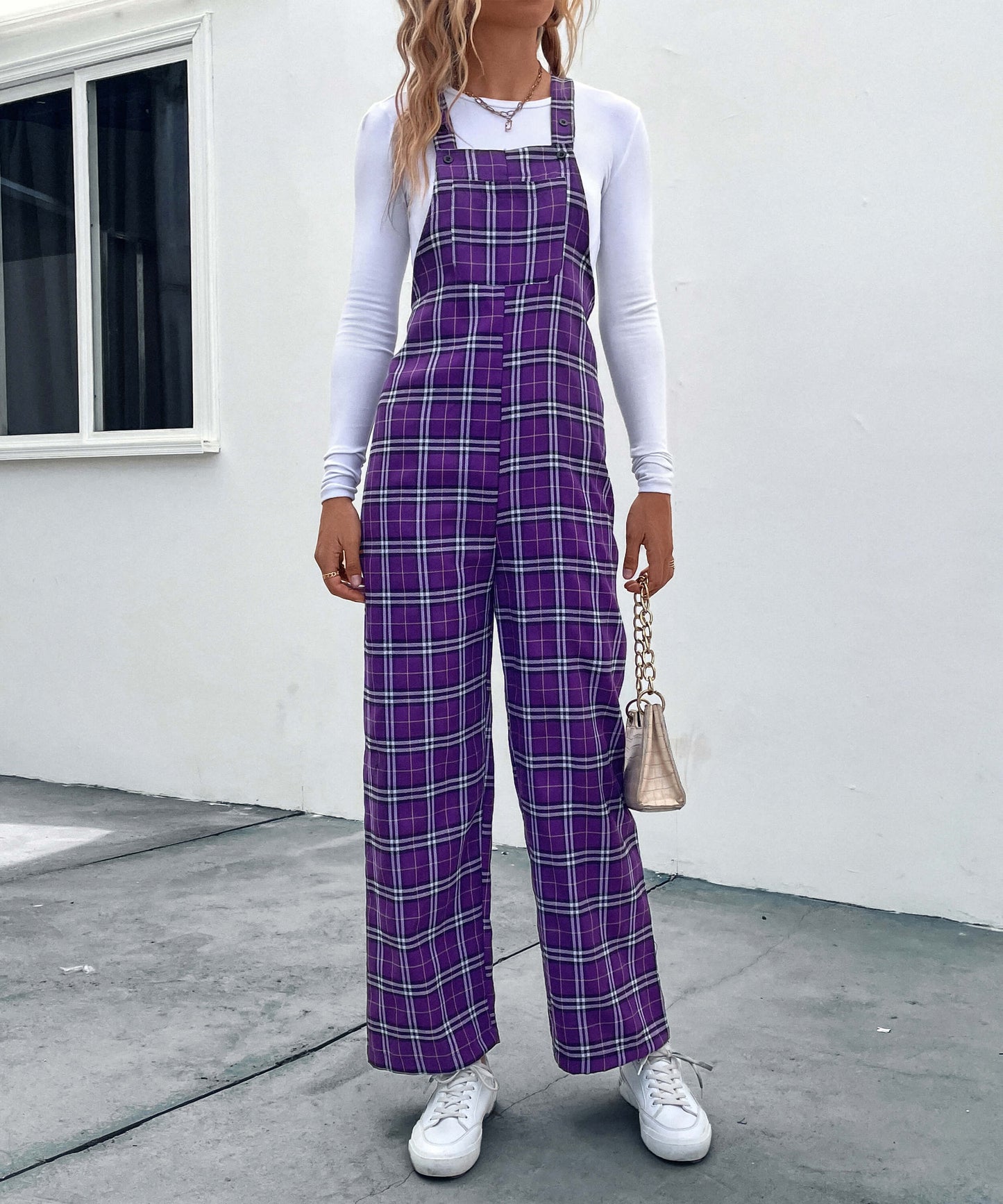 Urban Country Plaid Overalls