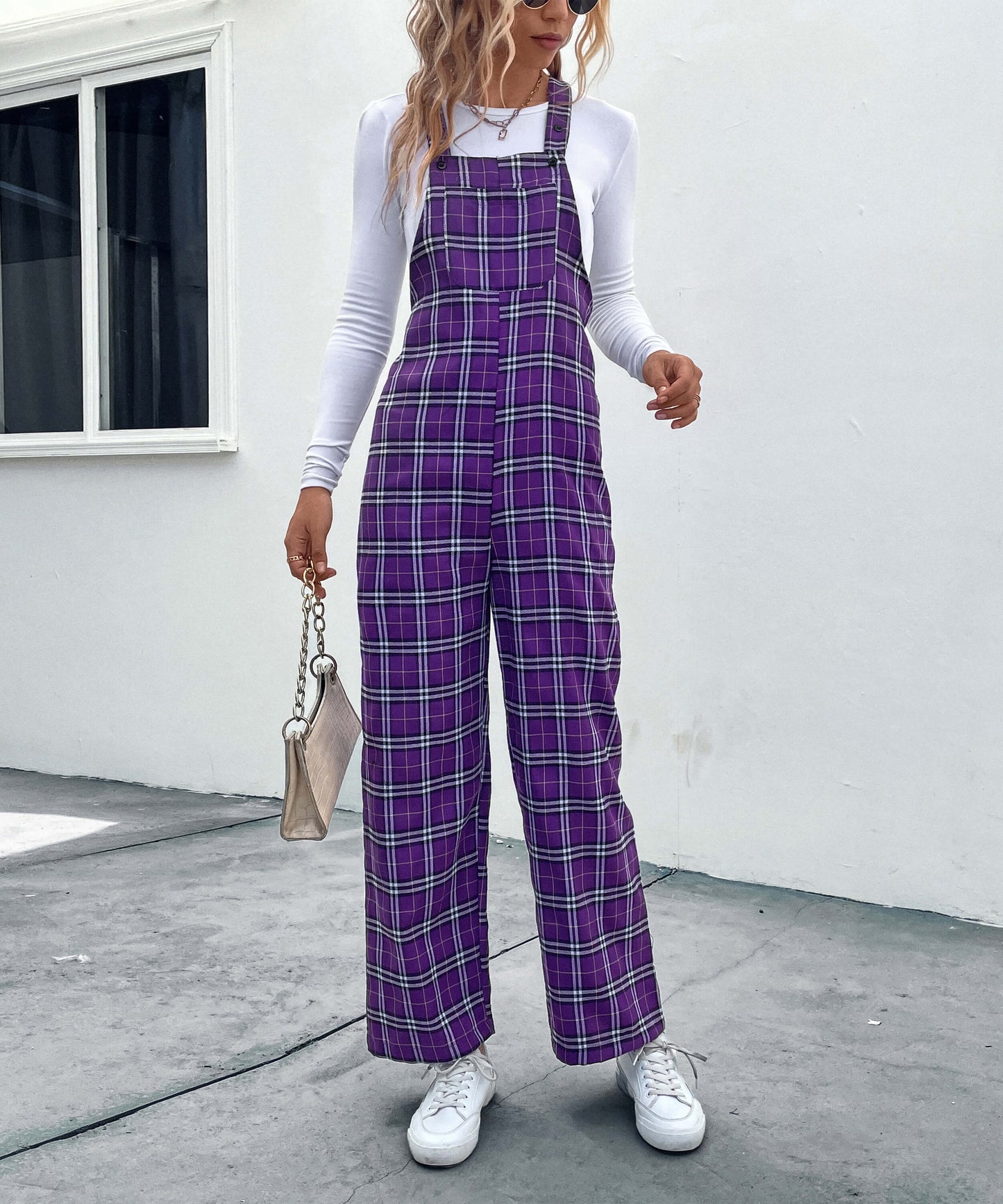 Urban Country Plaid Overalls