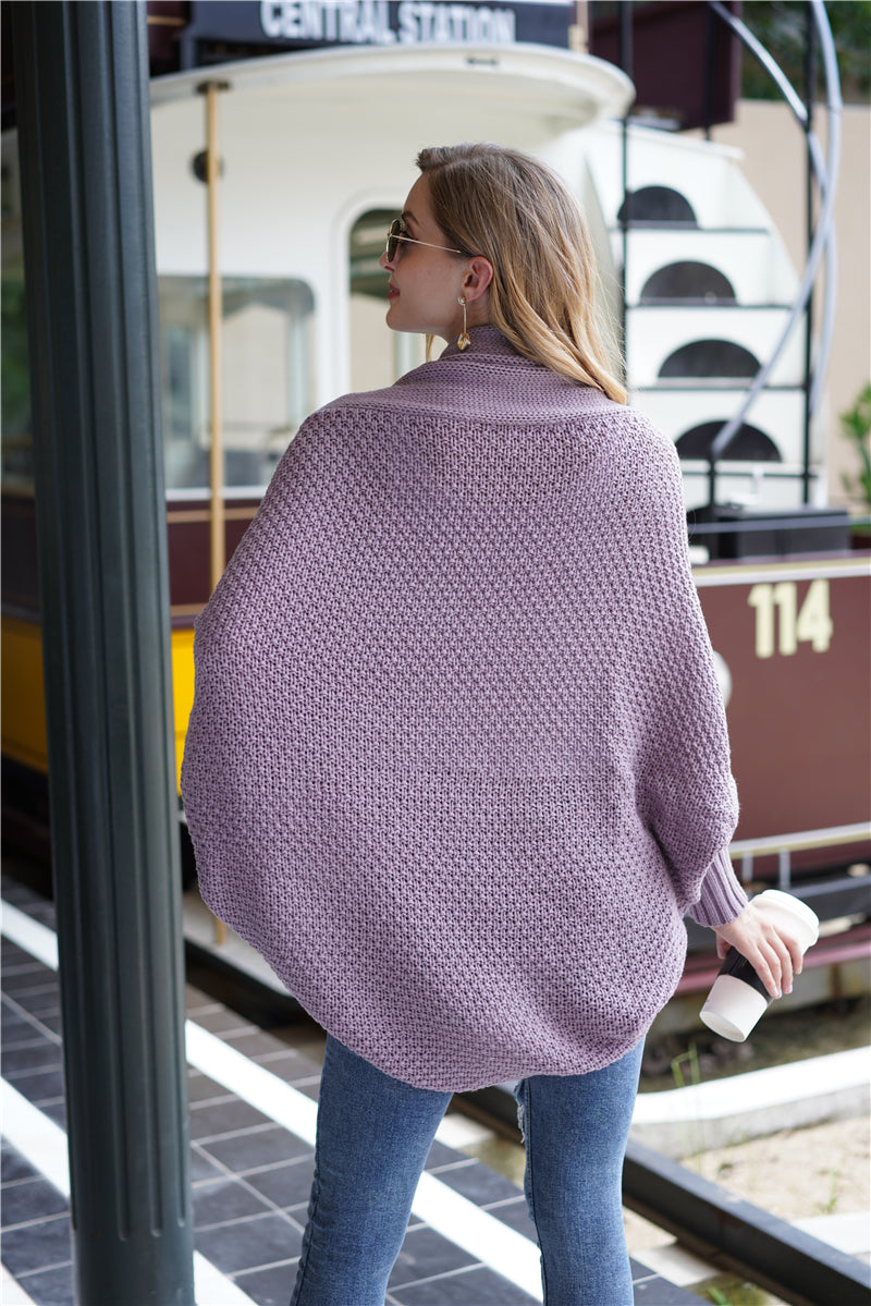 Calistally | Mauve Batwing Easy On Cardigan