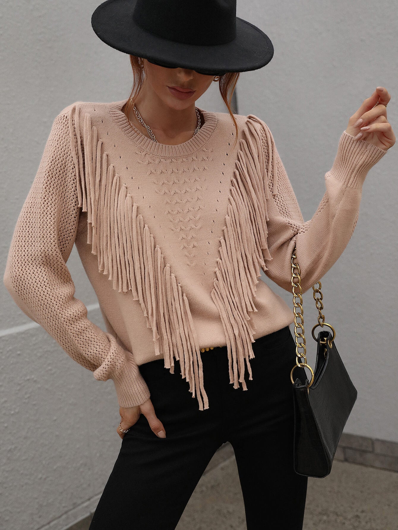 FOREST ADVENTURES KNIT TOP - NEUTRAL