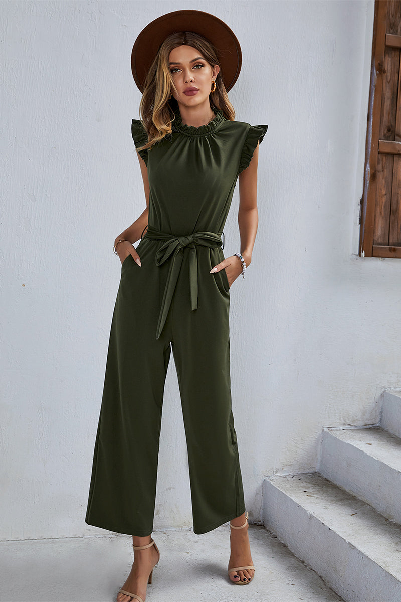 YLIKA JUMPSUIT - OLIVE