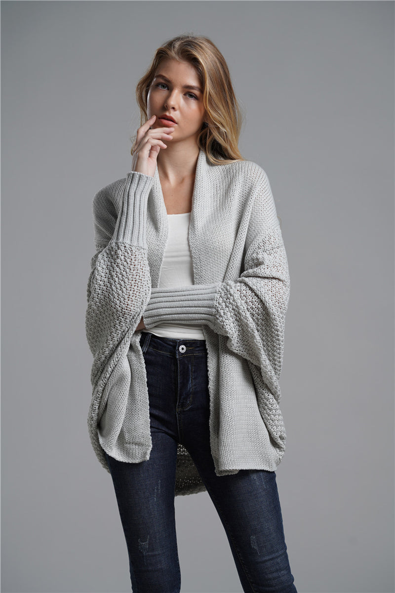 Calistally | Grey Batwing Easy On Cardigan