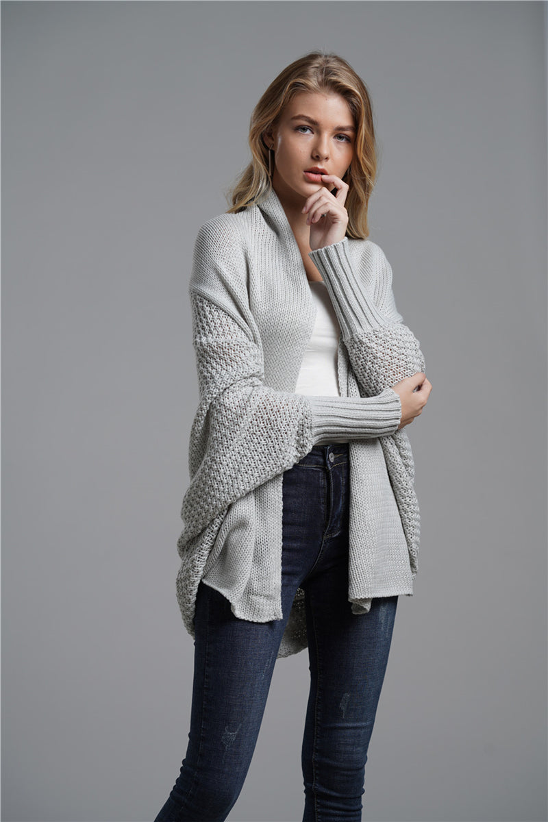 Calistally | Grey Batwing Easy On Cardigan