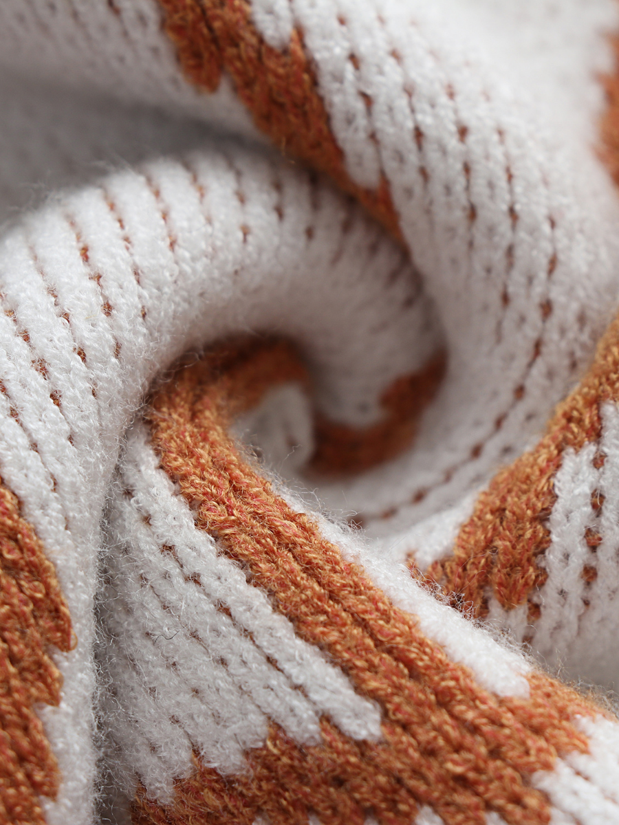 Calistally Doll | Cream Smiley Polar Bear Knit Sweater Dress