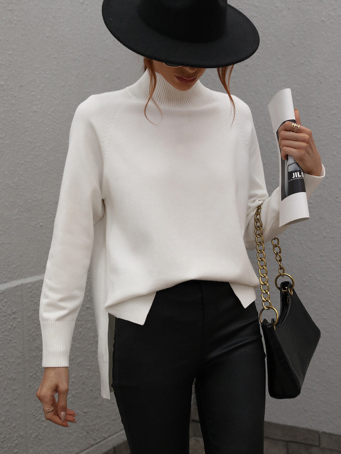 TAY KNIT JUMPER - WHITE