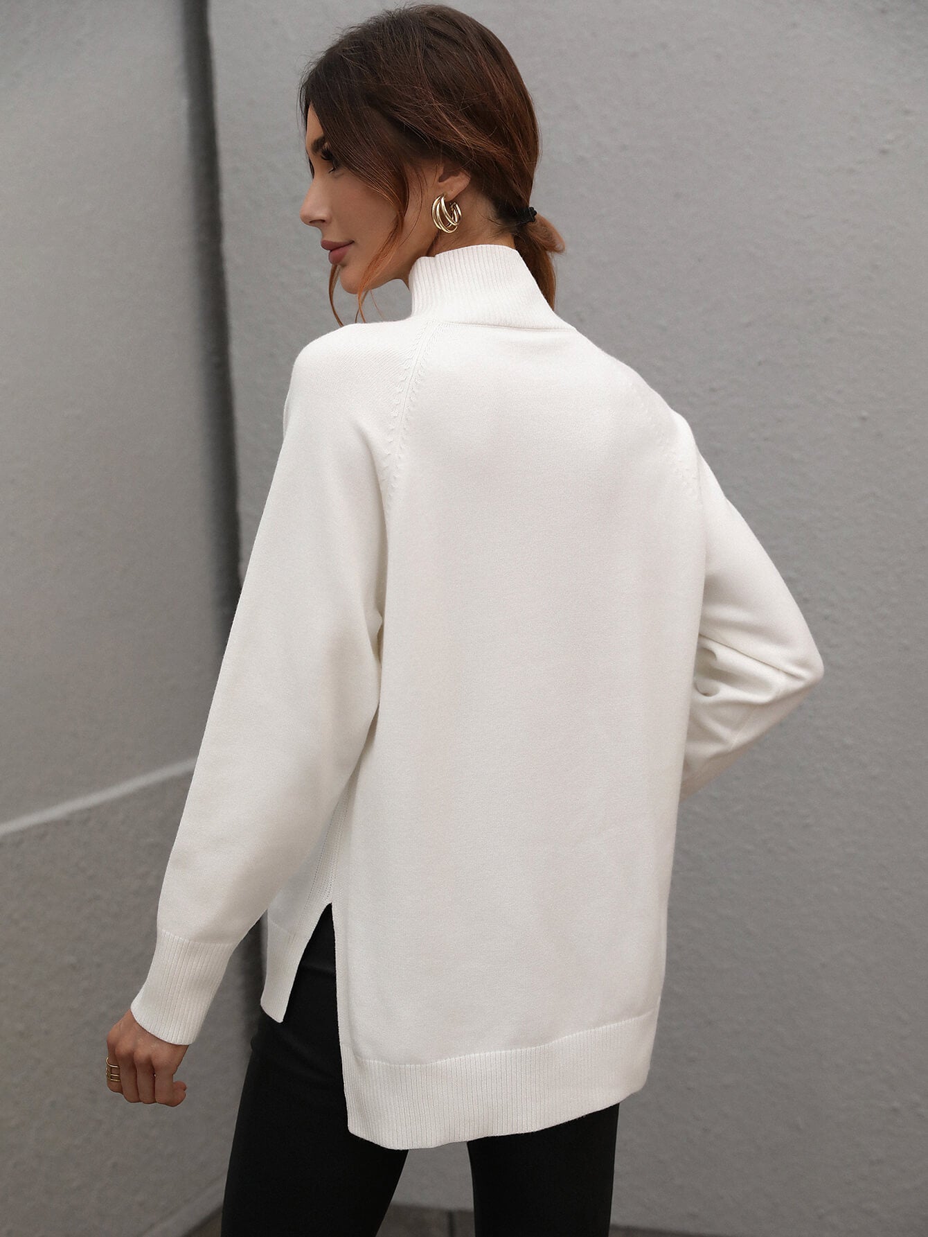 TAY KNIT JUMPER - WHITE