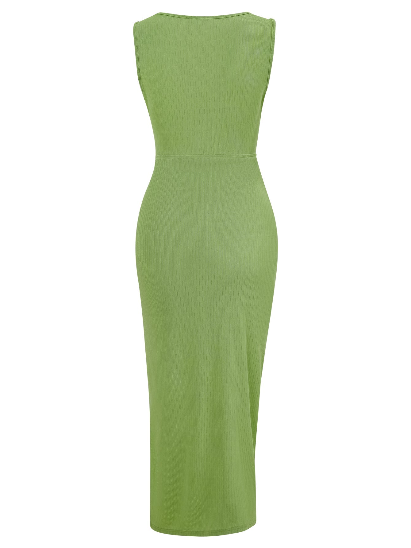 Timeless Beauty Cutout Midi Dress - Green