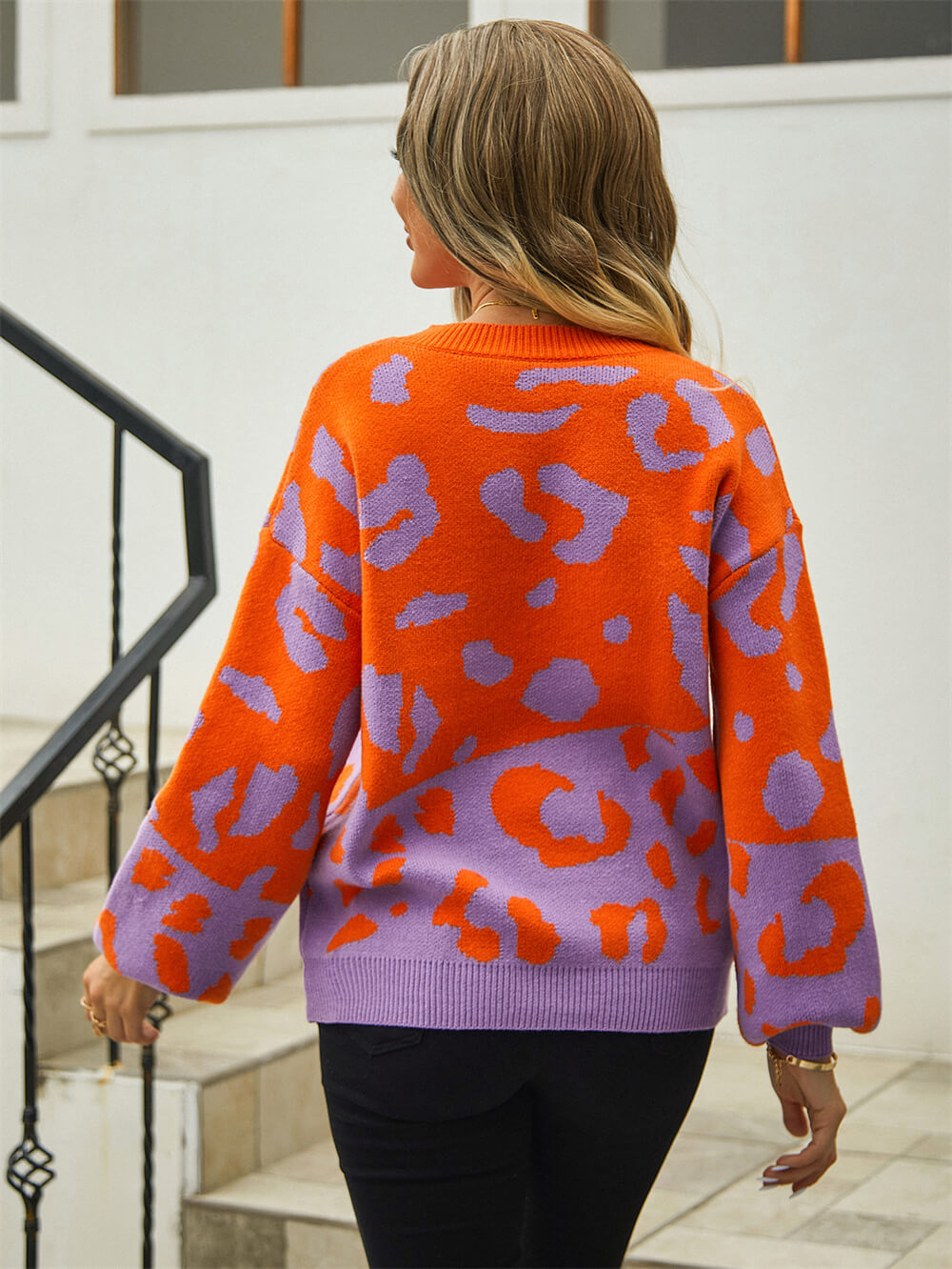 Chilly Days Textured Sweater - Purple