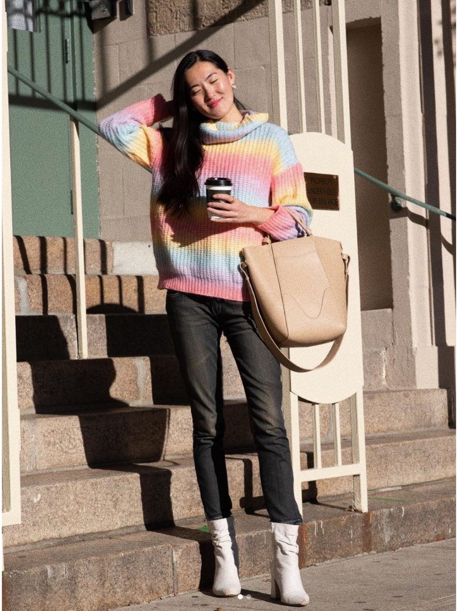 Calistally Doll | Lilac Tie-Dye Knit Sweater