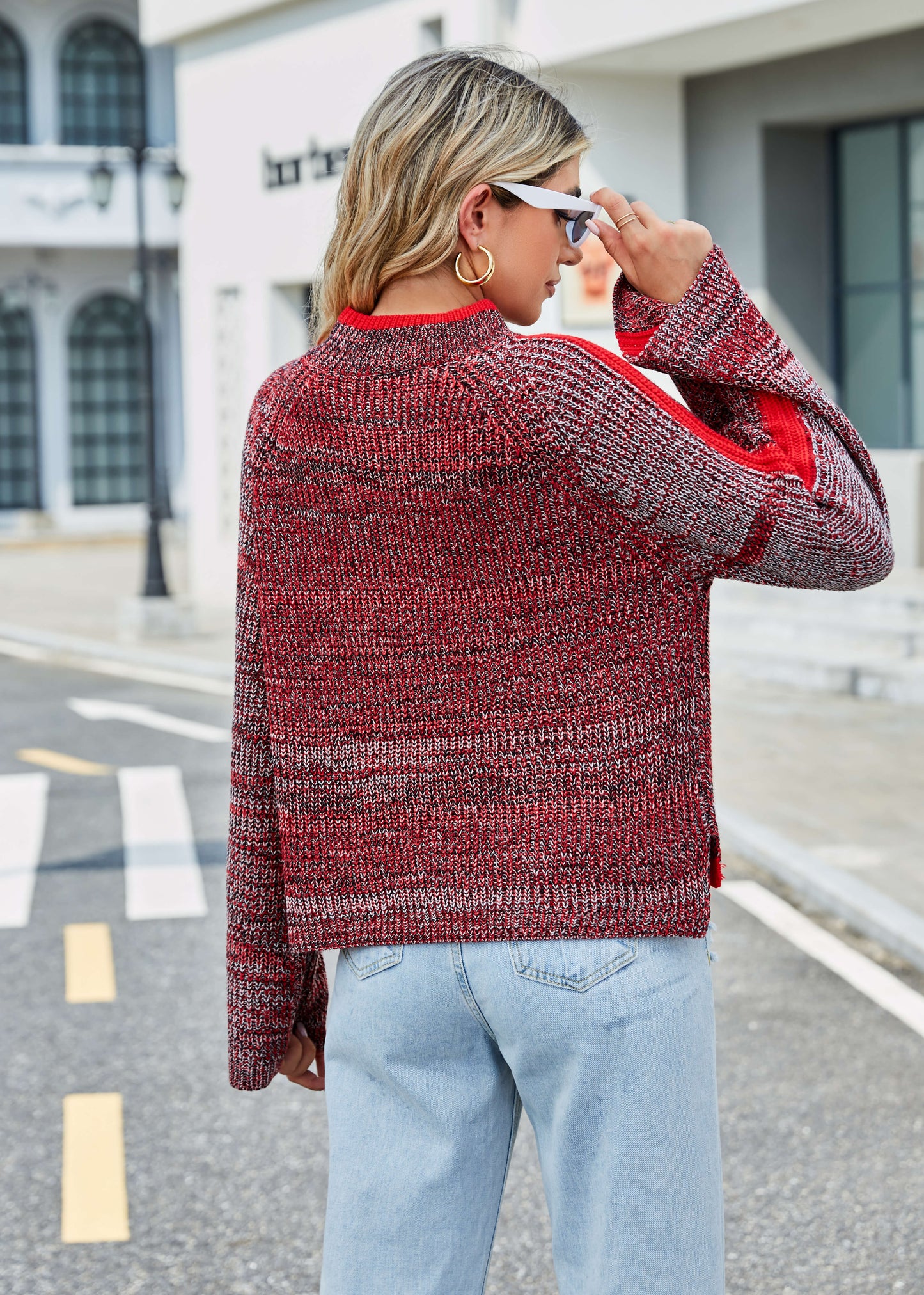 Jennie Marled Knit Sweater