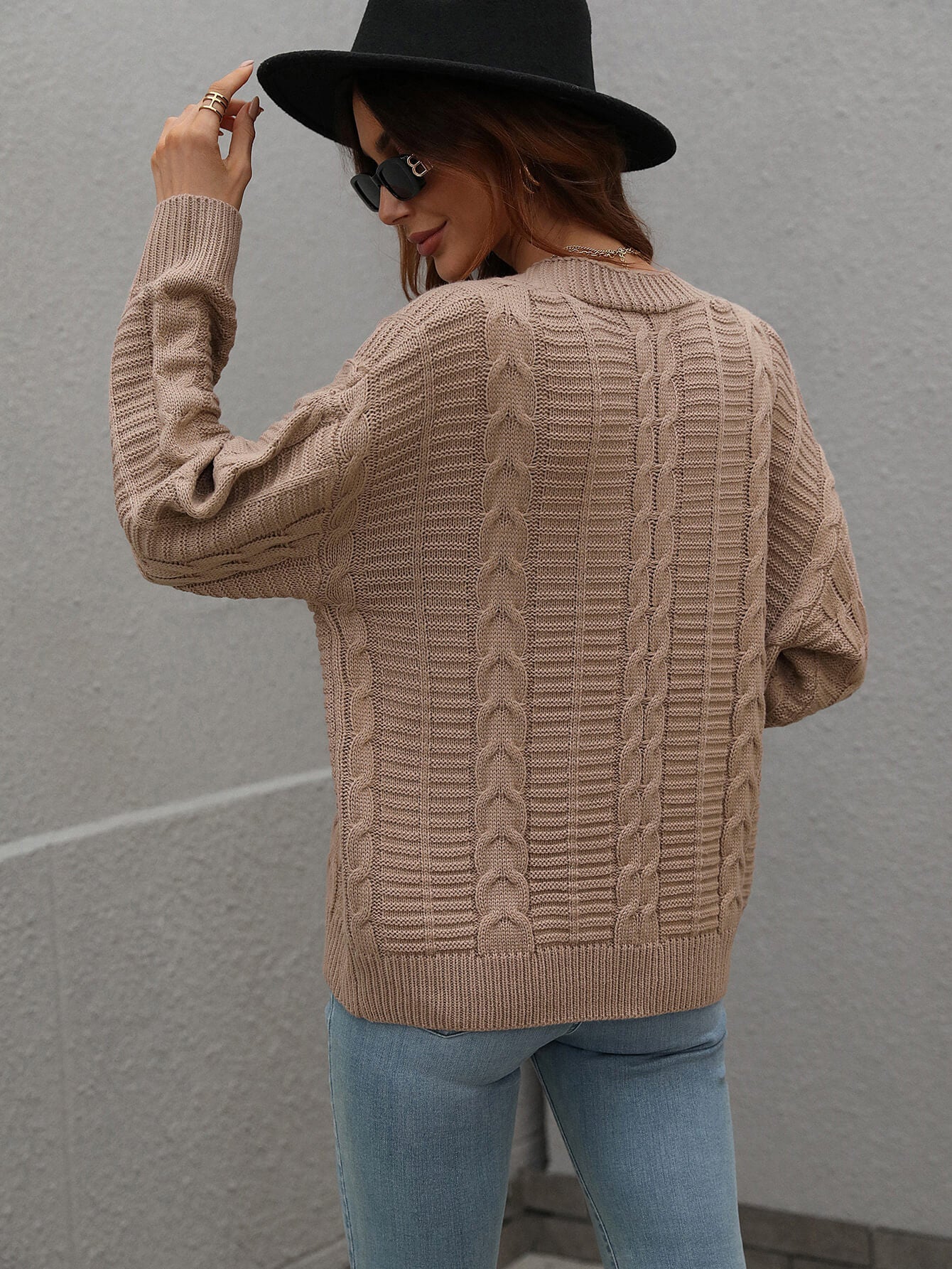 RACHAEL KNIT CARDIGAN - MOCHA