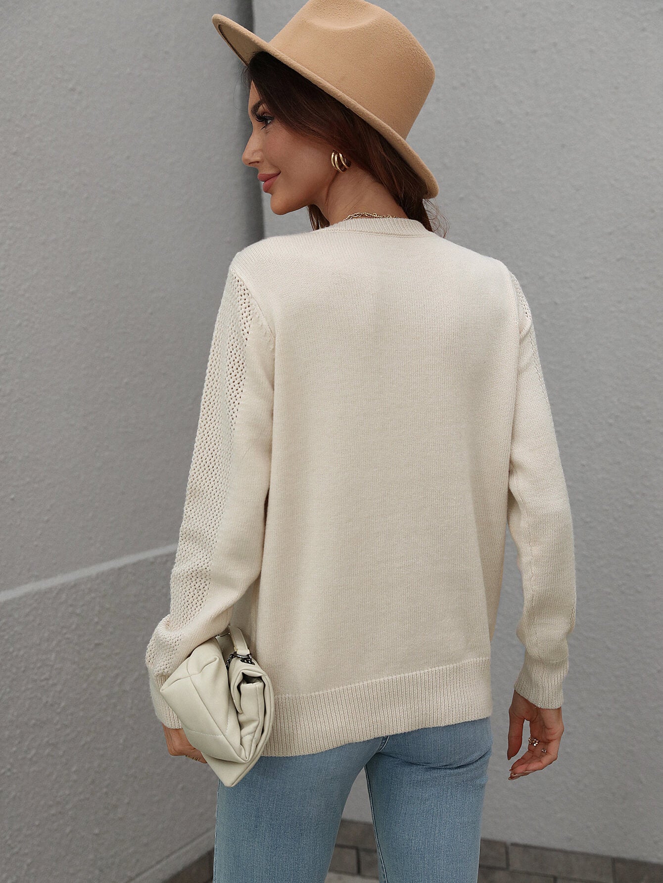 FOREST ADVENTURES KNIT TOP - CREAM