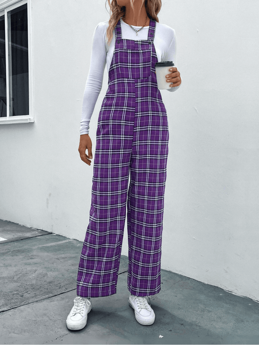 Urban Country Plaid Overalls