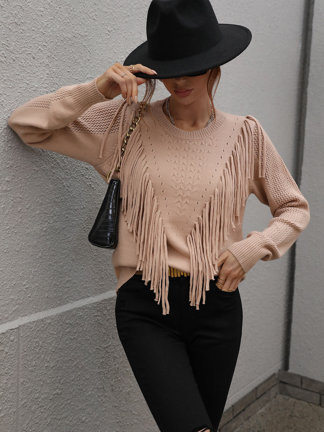 FOREST ADVENTURES KNIT TOP - NEUTRAL