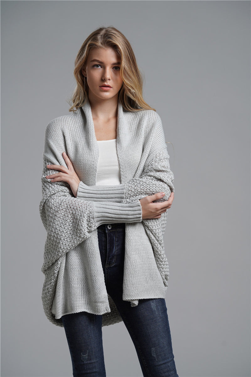 Calistally | Grey Batwing Easy On Cardigan