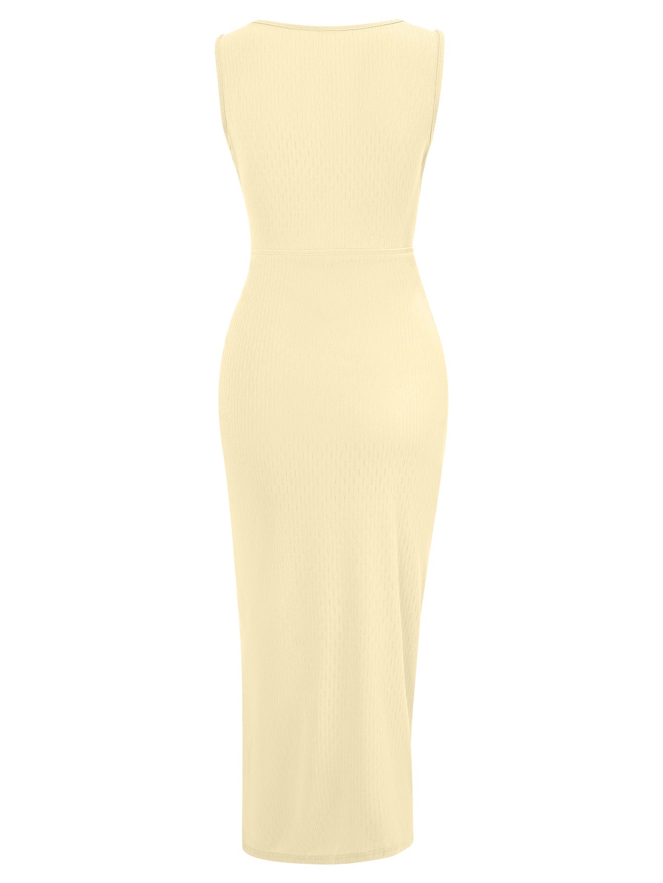 Timeless Beauty Cutout Midi Dress - Apricot