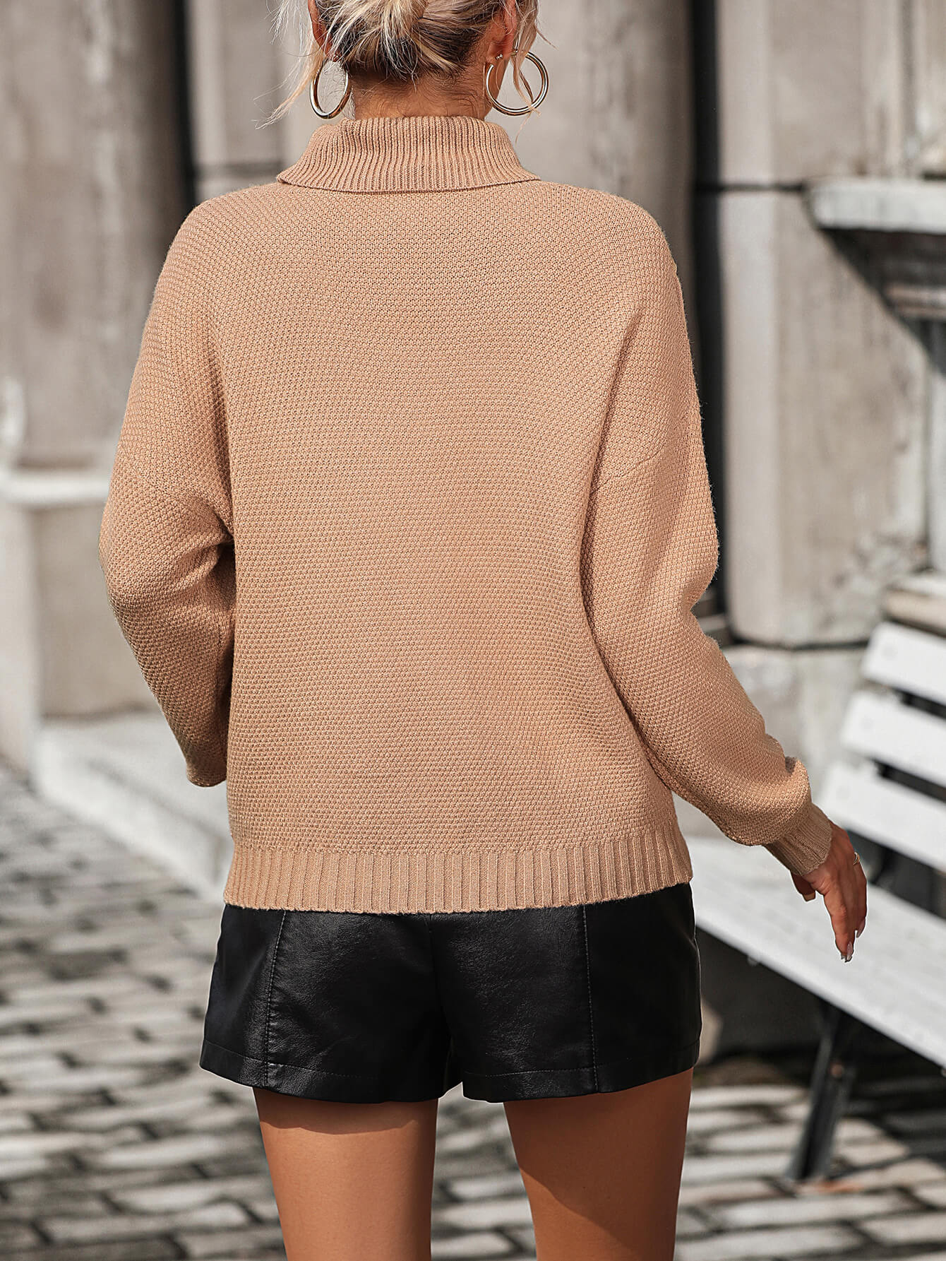 Autumn Breeze Fringe Trim Sweater - Taupe