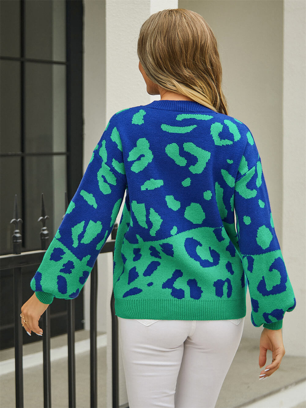Chilly Days Textured Sweater - Teal